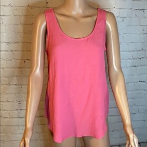 J.Crew hot pink tank top summer blouse size 2